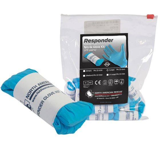 Responder Blue Nitrile Gloves - Pack Of 25