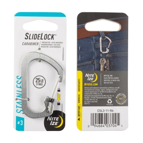 Slidelock Carabiner Stainless Steel #3