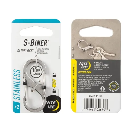 Nite-ize S-Biner Stainless Steel SlideLock