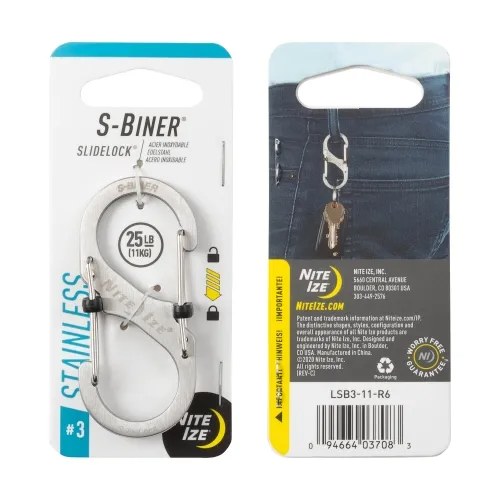 S-biner Stainless Steel Slidelock