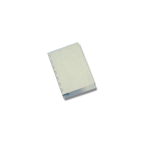7''x7 1/4'' Aluminum 1'' 6 Ring Binder-silver