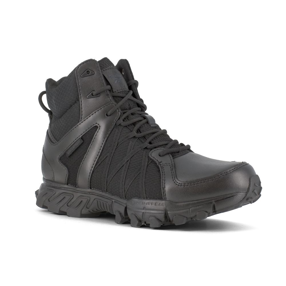 Reebok Trailgrip Tactical 6'' Waterproof Boot W/ Soft Toe - Black