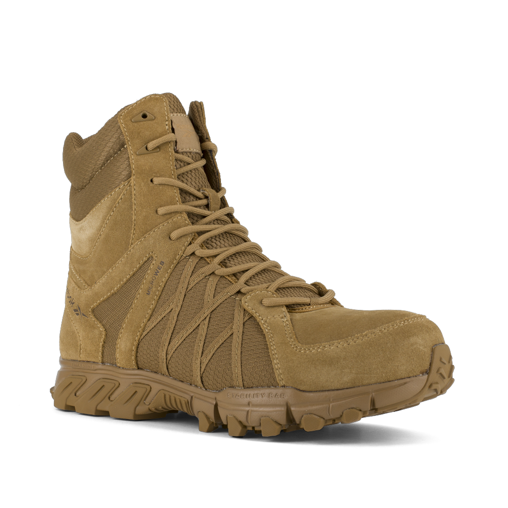 Reebok Trailgrip Tactical 8'' Boot W/ Composite Toe - Coyote