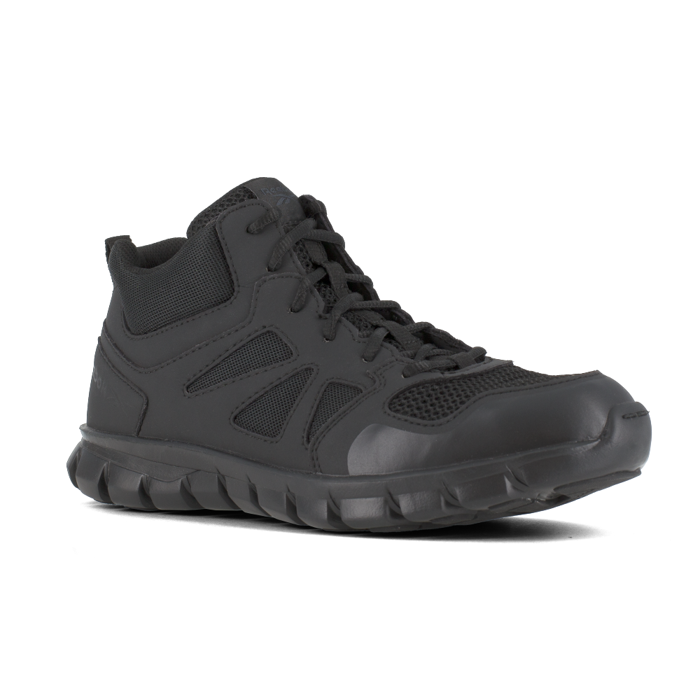 Reebok Sublite Cushion Tactical Mid-Cut w/ Soft Toe - Black