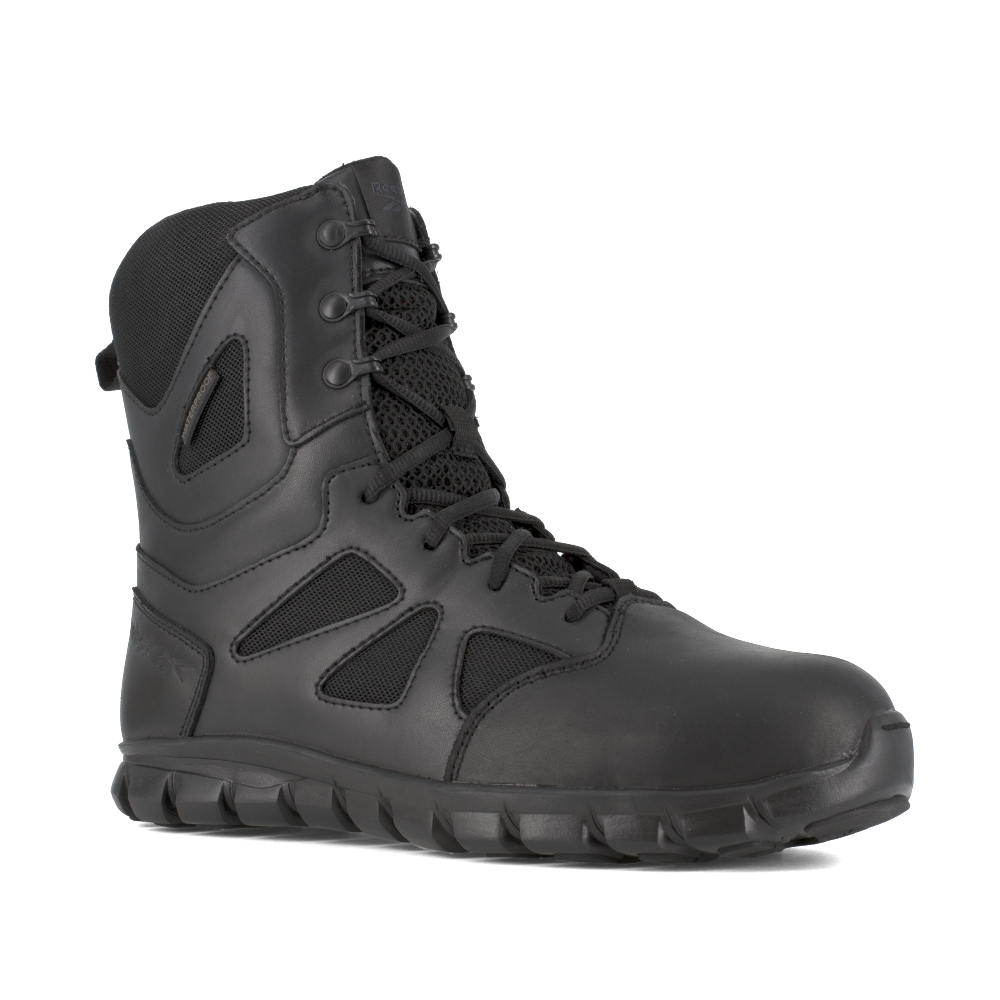 Sublite Cushion Tactical 8'' Waterproof Boot W/ Composite Toe - Black