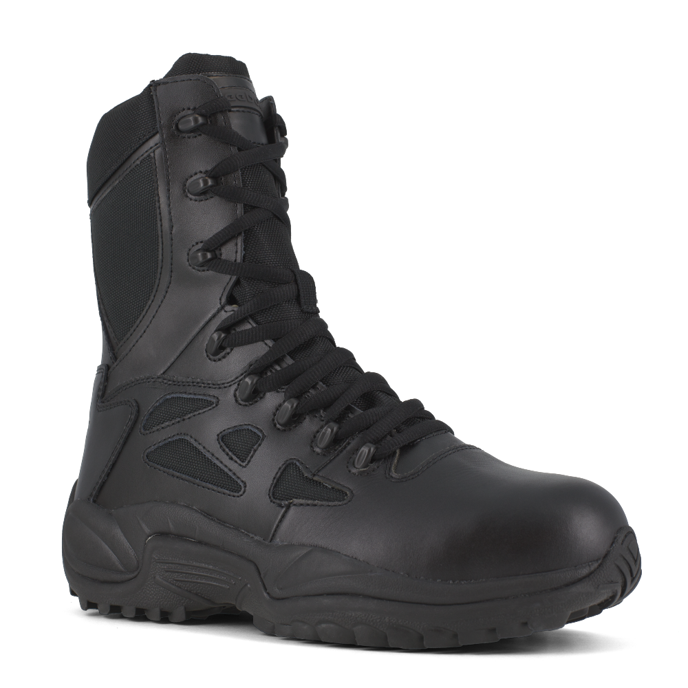 Reebok Rapid Response 8'' Stealth Boot w/ Composite Toe - Black