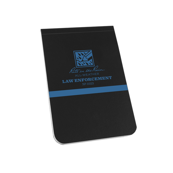 Rite In The Rain Thin Blue Line All-weather Notebook (3.25'' X 5.25'')