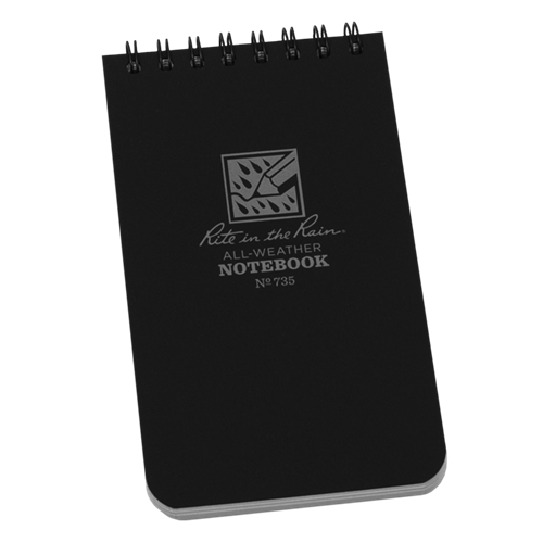 Rite In The Rain Polydura Top-spiral Notebook (3'' X 5'')