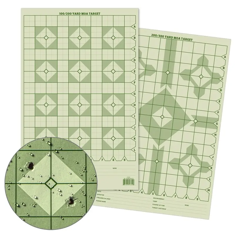 Rite In The Rain Precision Distance Diamond Moa Shooting Target - 11x17