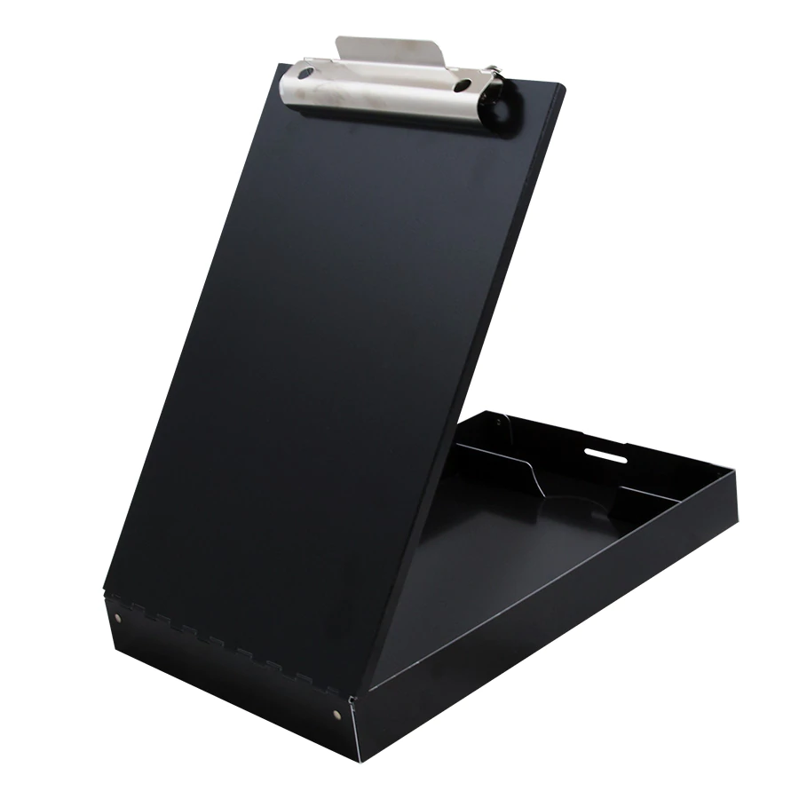 Saunders Redi-rite Recycled Aluminum Storage Clipboard - Letter Size - Black