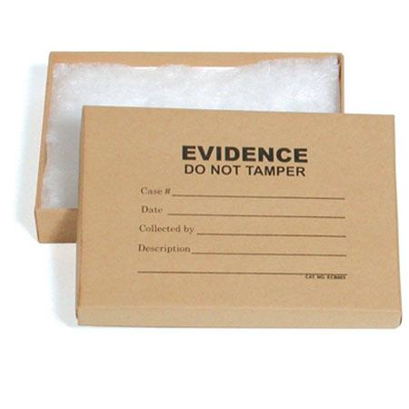 Evidence Boxes 5.25 X 3.75 X .875'' - Set Of 50