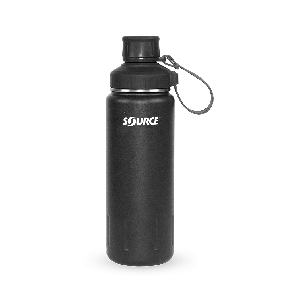 Terrain 700ml Insulated Ss Bottle - Carbon Black