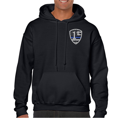 Hoodie - 1* Asterisk Thin Blue Line