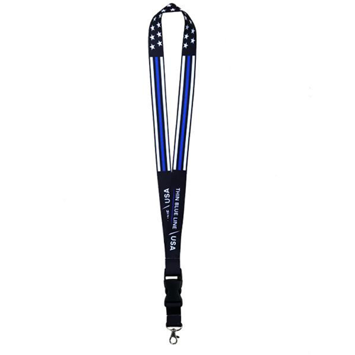 Thin Blue Line Lanyard - Stars And Stripes