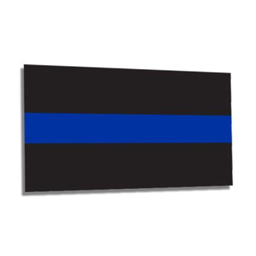 Thin Blue Line Classic Thin Blue Line Sticker, 3 X 4.5 In