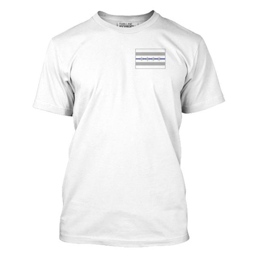 Men's T-shirt - Chicago Thin Blue Line Flag