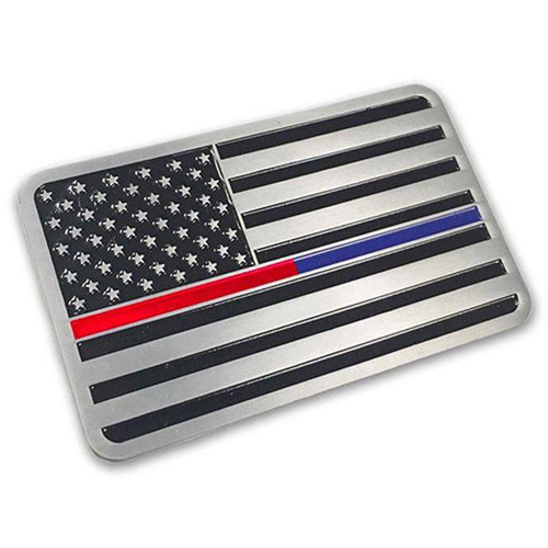 Thin Blue Line Reverse Thin Blue Line Car Emblem