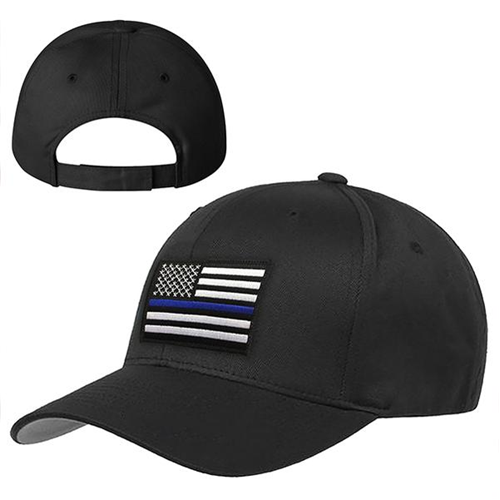 Thin Blue Line Velcro Hat - Thin Red Line American Flag