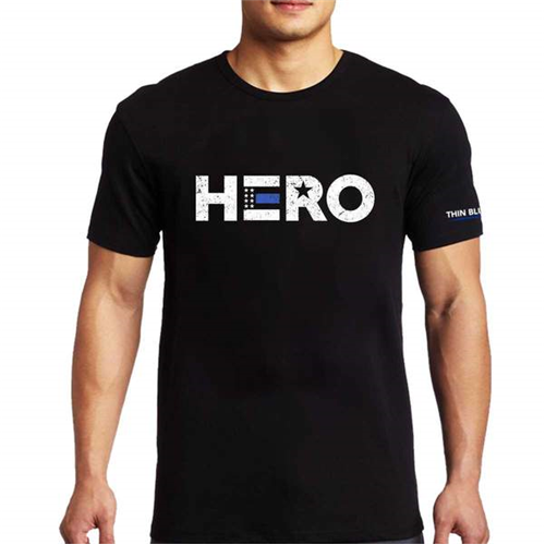 Men's T-shirt, Hero - Thin Blue Line Usa