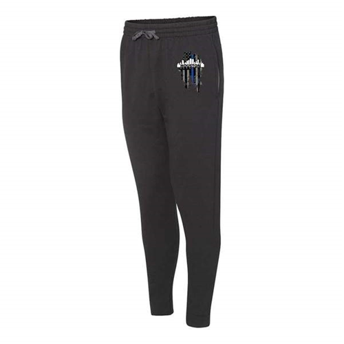 Thin Blue Line Joggers, Houston