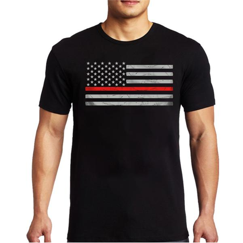 Men's - Short Sleeve Classic Thin Red Line