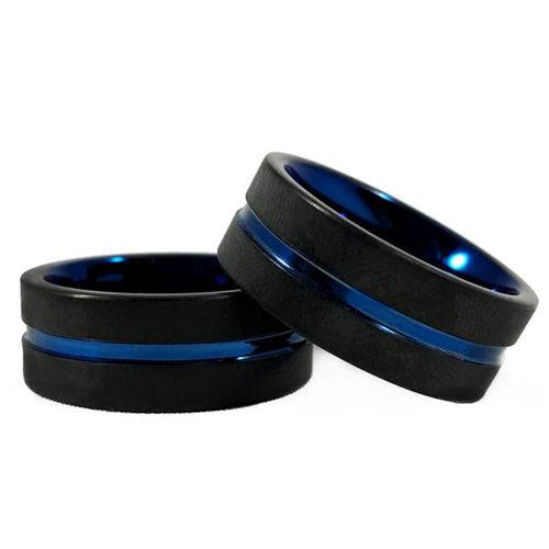 Men's Thin Blue Line Ring