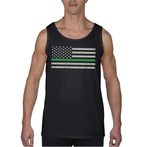 Men's - Tank Classic Thin Green Line