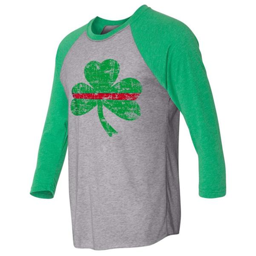 Raglan - Shamrock, Thin Red Line