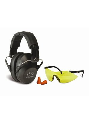 Walkers Pro-low Profile Folding Muff/glasses/plugs Combo