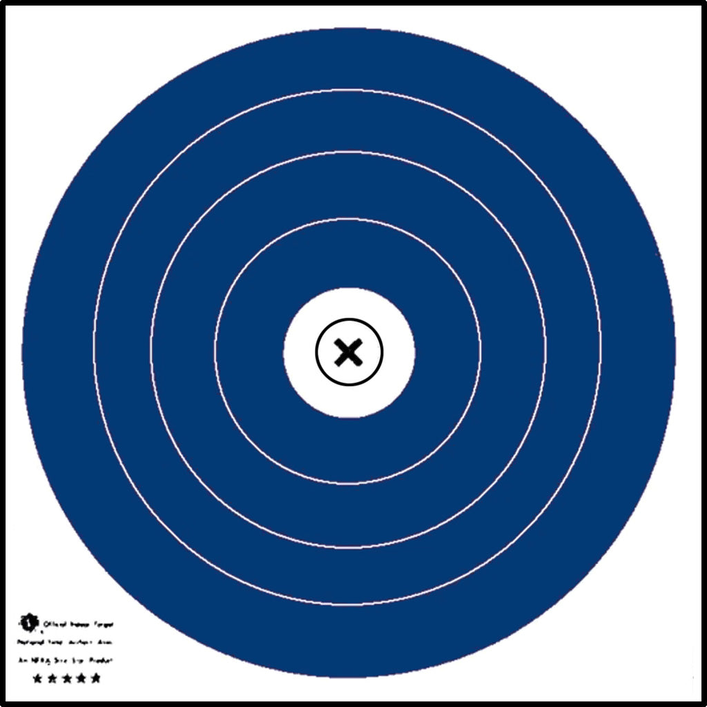 Maple Leaf Nfaa Indoor Target 40cm Target 25 Pk.
