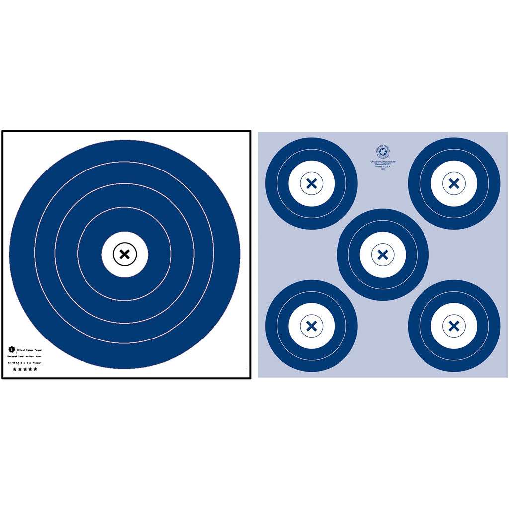 Maple Nfaa Dual 1-spot/5-spot Target 25 Pk.