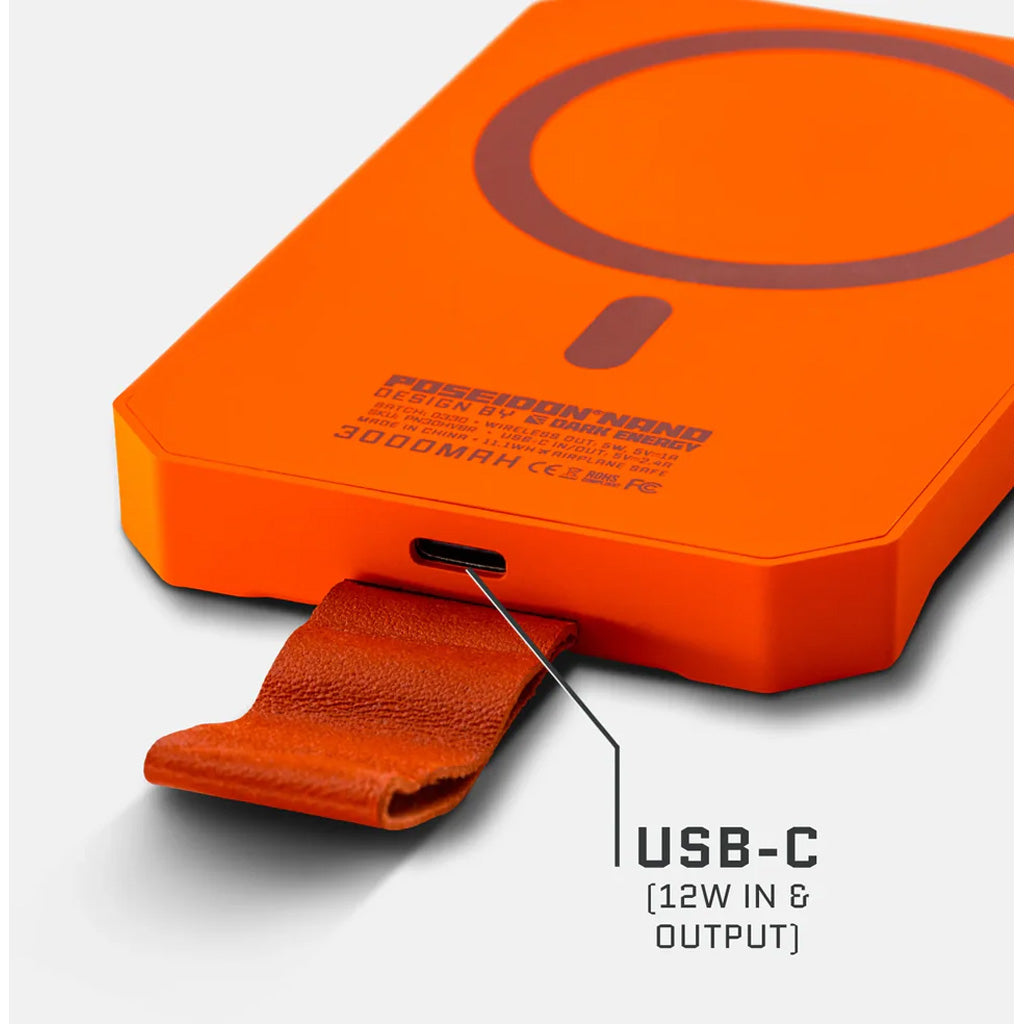 Dark Energy Poseidon Nano Wireless Charger Orange