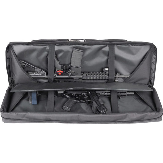 Bulldog Deluxe Double Tactical Rifle Case Black 36 In.