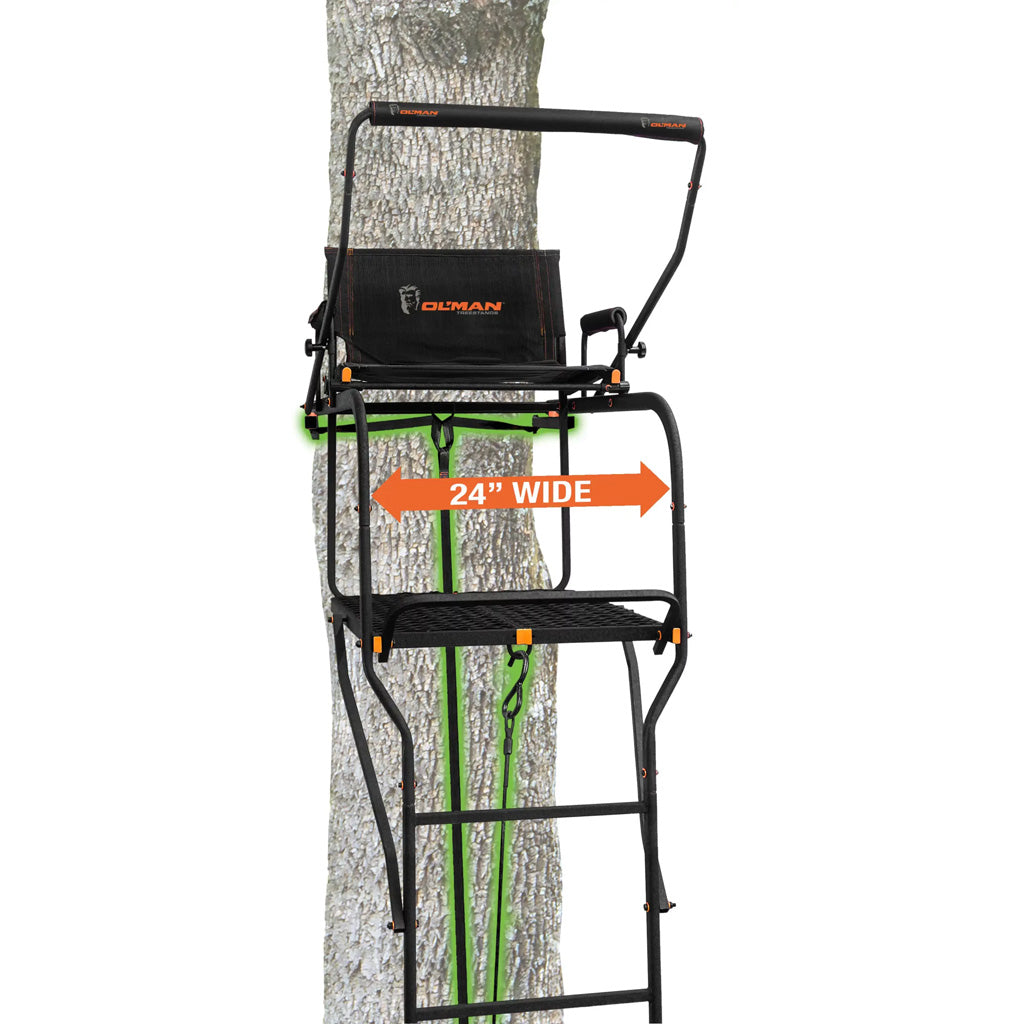 Ol Man Final Shot 1.5 Man Ladder Stand 17 Ft.