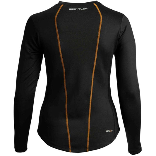 Scentlok Womens Climafleece Baseslayer Top Black 2x-large