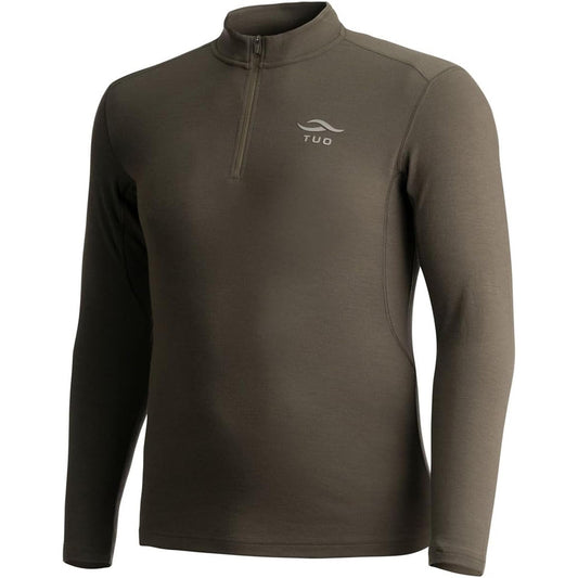 Tuo Kinetic Merino 250 1/4 Zip Shirt Deadfall 3x-large