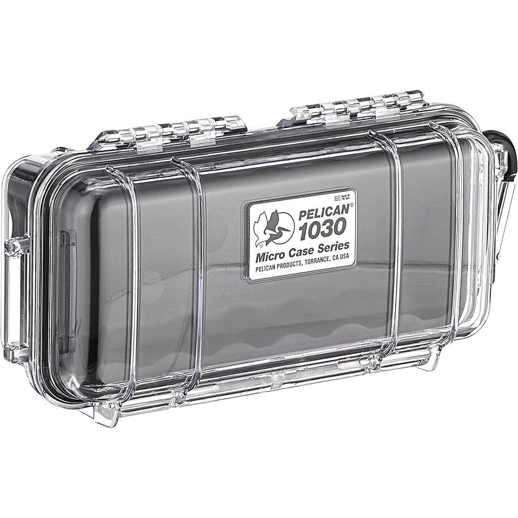 Pelican Waterproof 1030 Micro Case Black/clear