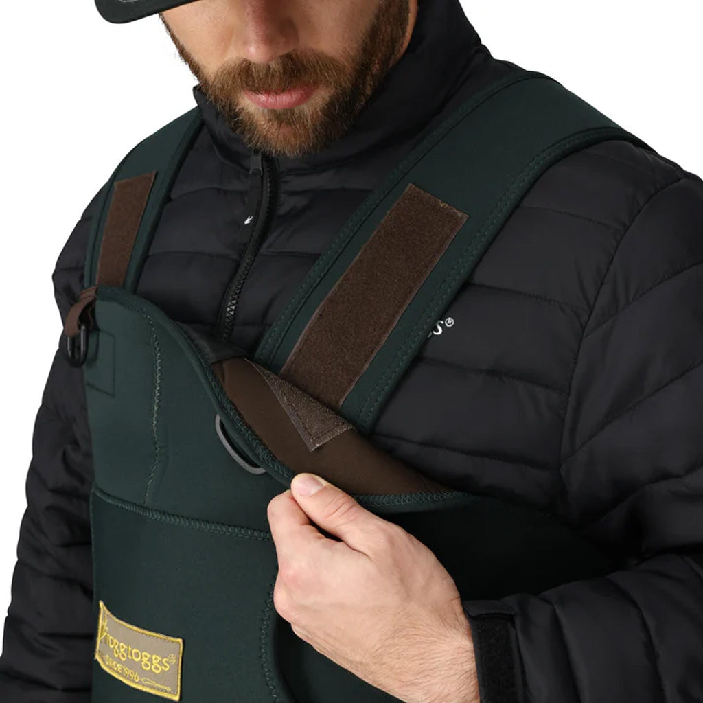 Frogg Togg Amphib Bootfoot Neoprene Cleated Wader Forest Green Size 12