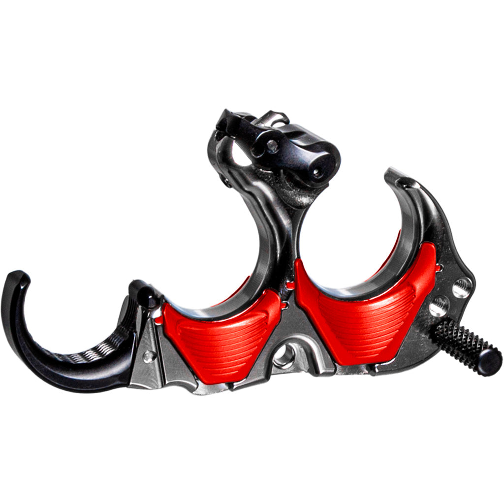Tru Ball Aileron Hbc Flex Release Red/quick Silver Brass 3 Finger Medium
