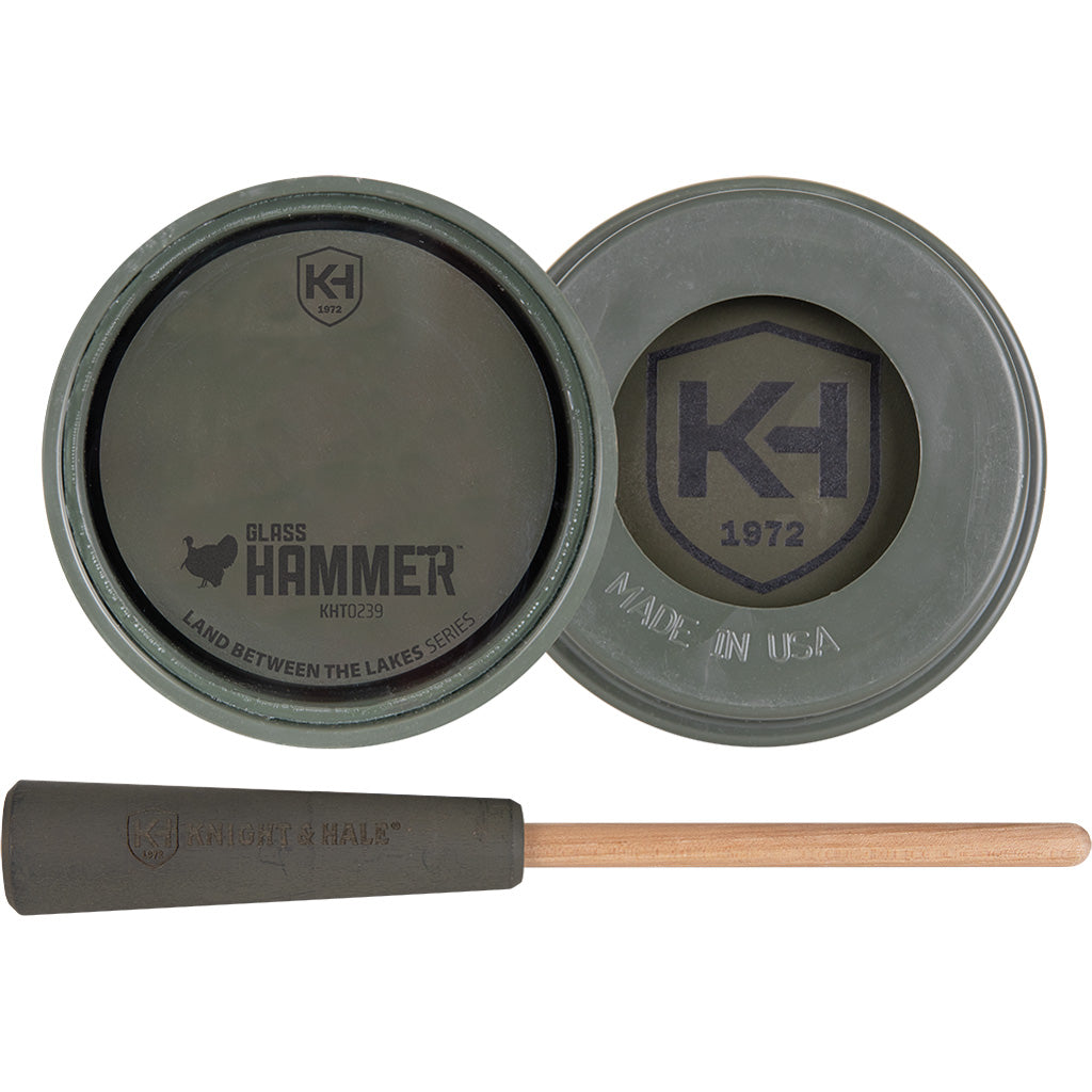 Knight And Hale Plastic Pot Turkey Call Glass Over Plastic