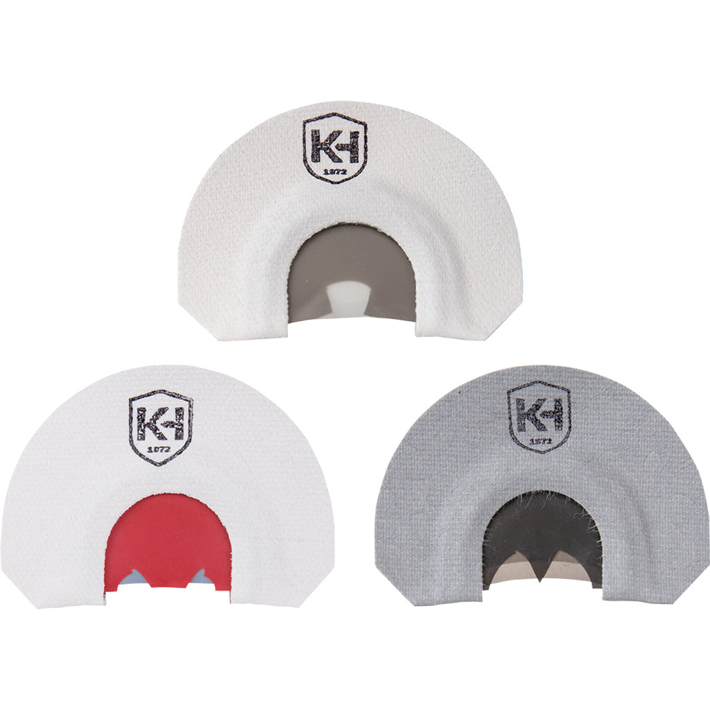 Knight And Hale Smoke Show Mouth Turkey Call 3 Pk. Barbers, Ghost & Batwing Cut