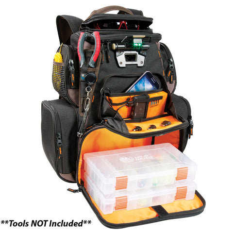 Wild River Tackle Tek Nomad XP - Lighted Backpack w/ USB Charging System w/2 PT3600 Trays