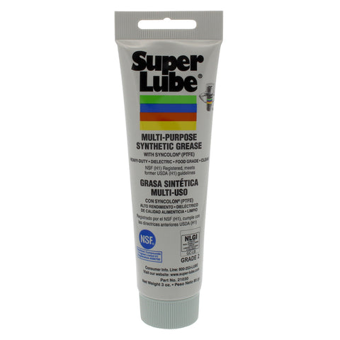 Super Lube Multi-Purpose Synthetic Grease w/Syncolon® (PTFE) - 3oz Tube