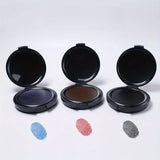 1 Pack Thumbprint Fingerprint Ink Pad for Notary Supplies Identification Security ID Fingerprint Cards Law Enforcement Fingerprint Stamp Ink Pad