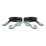 CURT 44-1/2" Safety Cables w/2 Snap Hooks - 5,000 lbs. - Vinyl Coated - 2 Pack