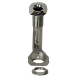 C.E. Smith 80 Series Screwless Flush Mount Rod Holder - 15 Degree - Stainless Steel - Swivel Bottom - Black Liner