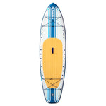 Soltice Watersports 10'6" Rambler Inflatable Stand-Up Paddleboard/Kayak 2-In-1 Kit w/Seat & Convertible Paddle - Blue