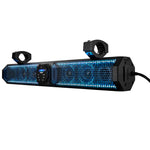 DS18 26" Marine Amplified Sound Bar w/Bluetooth 600W w/6 Speaker System & RGB LED