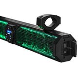 DS18 26" Marine Amplified Sound Bar w/Bluetooth 600W w/6 Speaker System & RGB LED