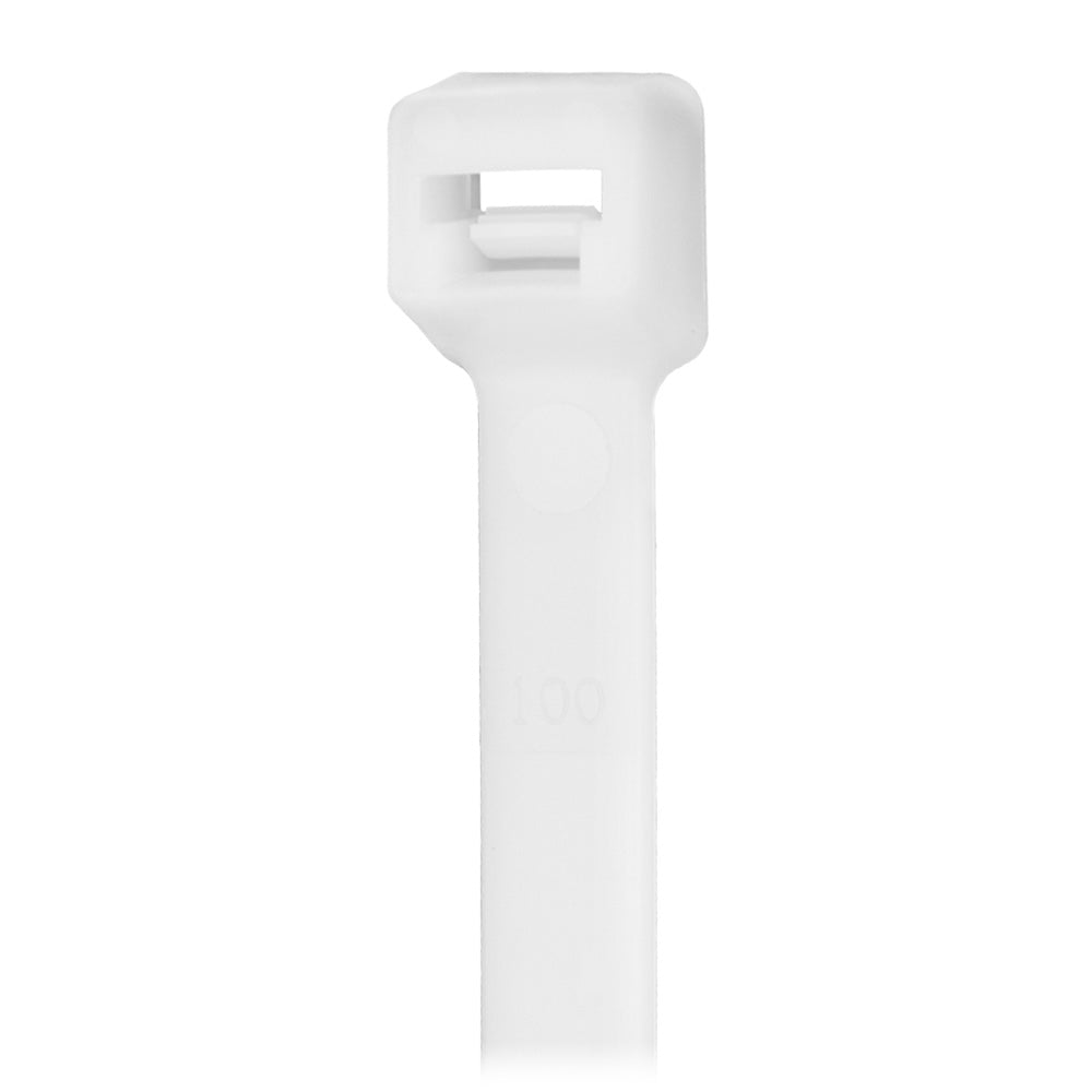 5.11 Tactical Pacer 8" Cable Tie - Natural Color - 50lb Tensile Strength - 2" Bundle Diameter - 100 Piece Bag
